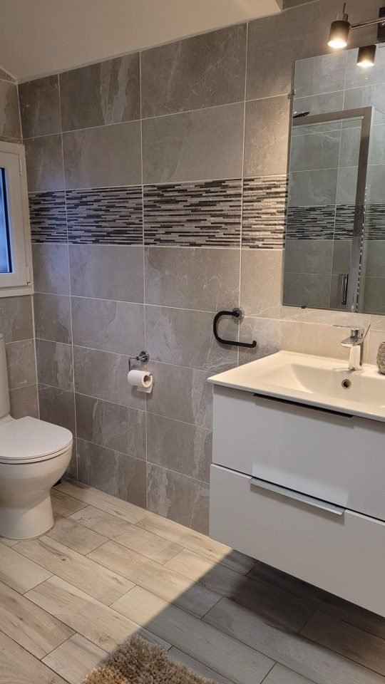 VU DU LAVABO ET DES TOILETTES HEBERGEMENT REINE CLAUDE